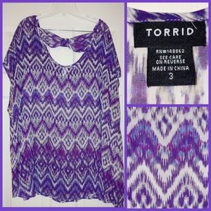 Torrid purple top